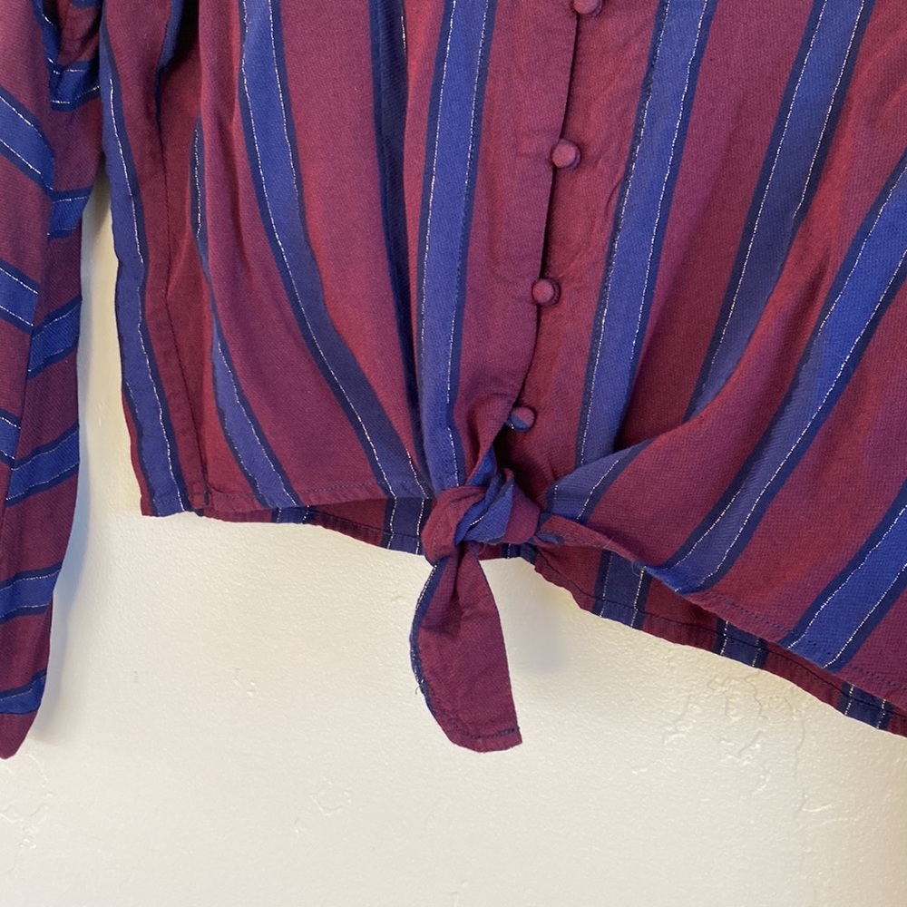 Rails Sloane Blouse In Janeiro Stripe Size S - image 7